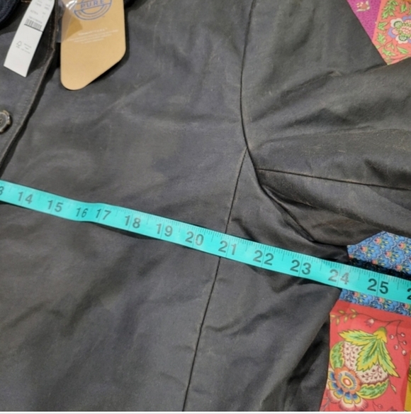 J Crew Coated Barn Jacket™  CN058 NWT $278 Washed Black Grey Combo - Picture 7 of 8